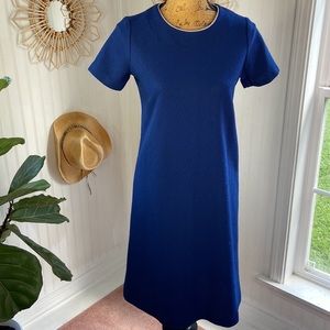 Vintage Navy Blue Shift Dress Sz 10